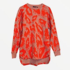 Nicce London camouflage orange sweatshirt